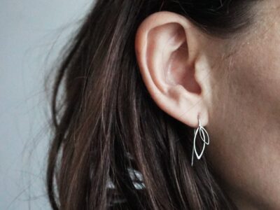 Náušnice list (visací)