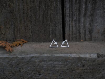 Náušnice malý - velký trojúhelník