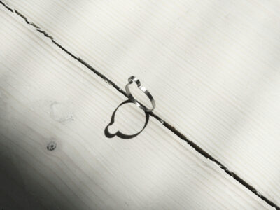 Prsten minimal půlkruh